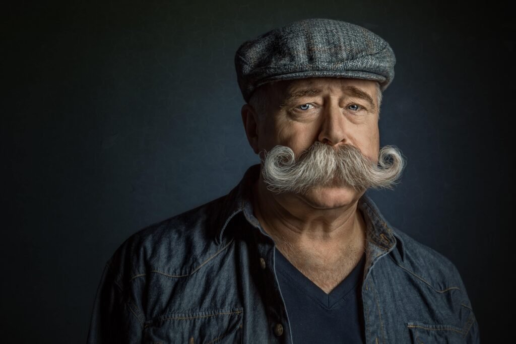 A man looking determined while facing a grey, foggy landscape, representing the mental battle of the NoFap flatline.