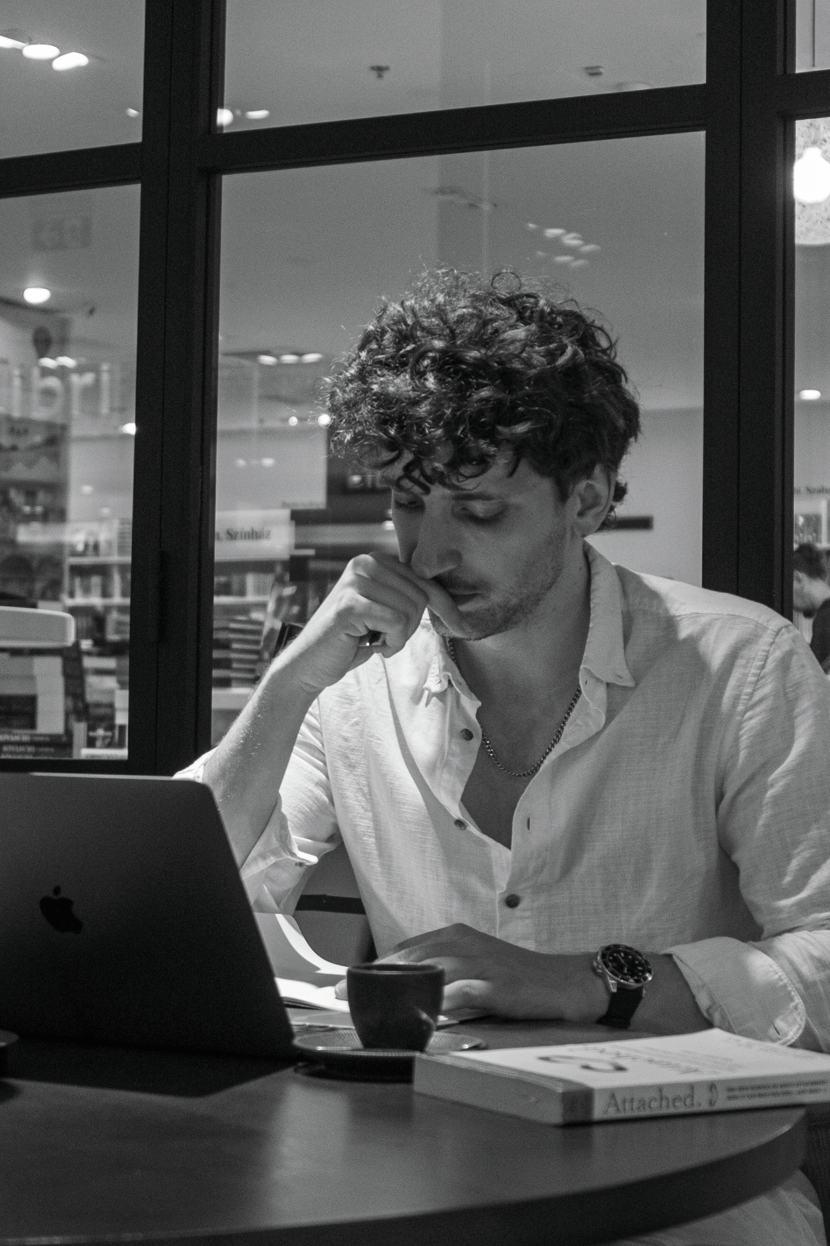 Nick Ambrus Preparing materials for porn addiction coaching sessions